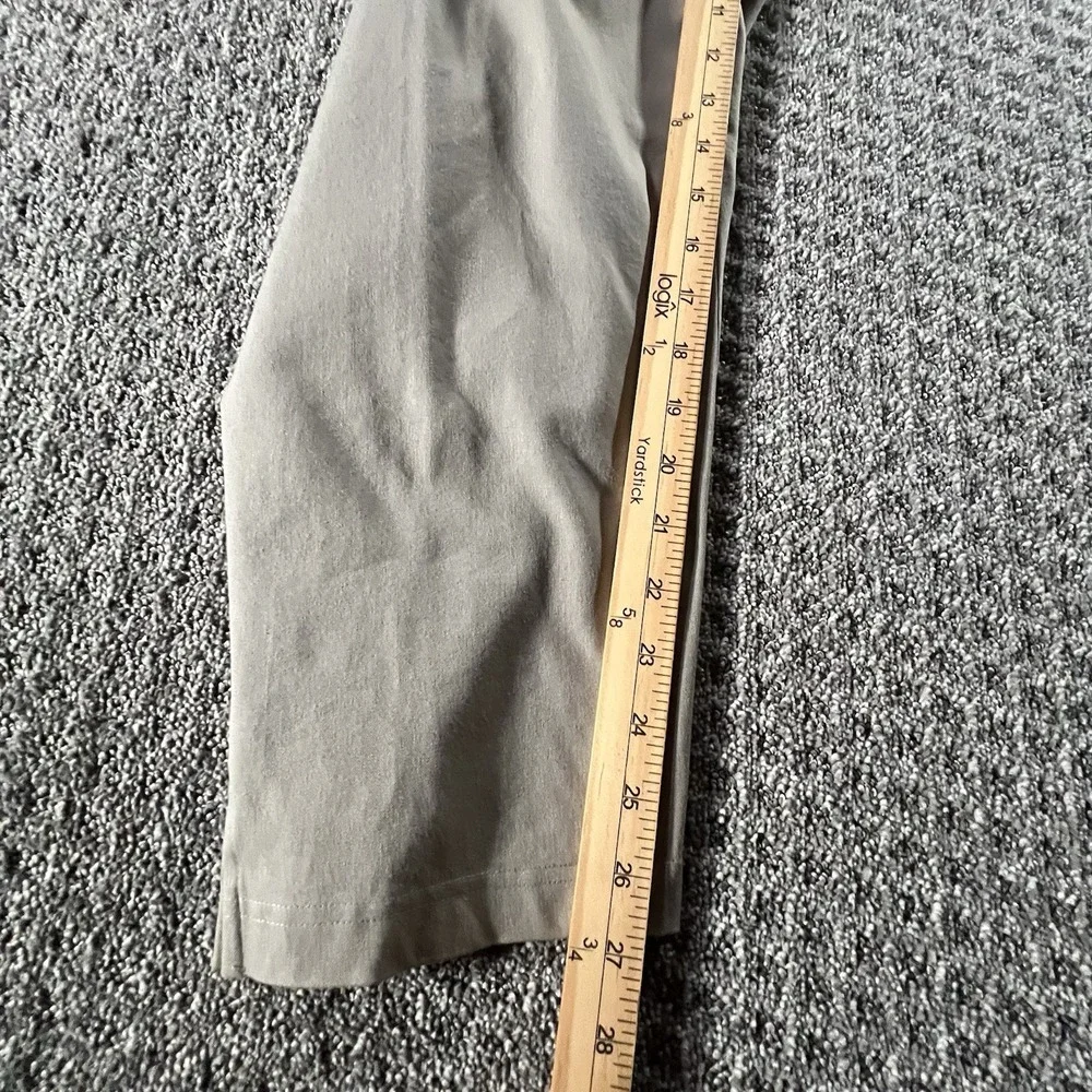 Eileen Fisher Womens L Taupe‎ Side Zip Tapered Pants Elastic Waist Travel Ankle - Picture 7 of 7